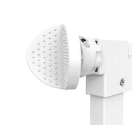 Paquete de 2 adaptadores de barandilla de puerta de bebé para puertas de escalera montadas a presión, kit de piezas de hardware universal para puerta de bebé y perro para escaleras, sin taladrar