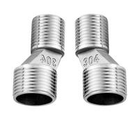 Paquete de 2 adaptadores de conexión de acero, piezas excéntricas, conectores for grifo de pared, instalación sencilla(65mm)