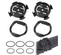 Paquete de 2 adaptadores de montaje para bicicleta, compatibles con ciclocomputadores, radares y soportes para luces traseras de Garmi