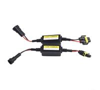 Paquete de 2 adaptadores LED H11 para faros delanteros Canbus Decodificador Resistor Cancelador para parpadeo e iluminación estable de faros de vehículo que funcionan CC 9 36 V