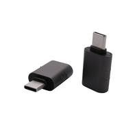 Paquete de 2 Adaptadores USB C una USB, Adaptador Syntech USB-C Macho una USB 3.0 Hembra Compatible para Pro DespuéS de 2016
