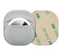 Paquete de 2 adhesivos para Airtag y Moto Tag, para Apple AirTags de 1ª y 2ª generación, funda de tela con adhesivo 3M en cartera, control remoto de TV, coche, bolsas de equipaje, drones, ligero