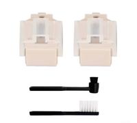 Paquete de 2 agujas ATN3600L con cepillos de limpieza, compatible con modelos de tocadiscos para un rendimiento óptimo