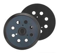 Paquete de 2 almohadillas de lijado para lijadora orbital de 8 orificios y 125 mm compatibles con Makita M9204 Bo5030 Bo5031 Dbo180z Bo8041