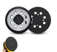 Paquete de 2 almohadillas de repuesto para lijadora orbital Dewalt, 5 pulgadas, 8 agujeros, gancho y bucle, aleación de aluminio, almohadilla de repuesto para lijadora orbital DWE6421/6421K,