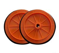 Paquete de 2 almohadillas de respaldo de 6 pulgadas para pulido de búfer inalámbrico, compatibles con discos pulidores de 150 mm, agujero de tornillo de 9 mm, para espuma EVA y para placa (5 pulgadas)