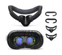 Paquete de 2 almohadillas faciales para Oculus Quest 2, interfaz facial y almohadilla facial, almohadilla antivaho a prueba de sudor para VR Meta Quest 2, accesorios de repuesto