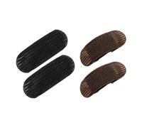 Paquete de 2 almohadillas invisibles para dar volumen al cabello, almohadillas transpirables para cabello fino, potenciadores de elevación para peinados y coletas invisibles