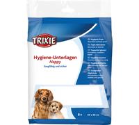 Paquete de 2 almohadillas para cachorros Trixie Nappy-Stubenrein 60 × 90 cm, 2 x 8 uds.