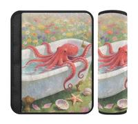 Paquete de 2 almohadillas para cinturón de seguridad de coche, transpirables, para mujeres, hombres, niños, S, tina Joy