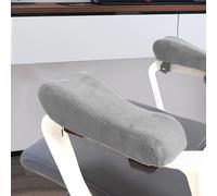 Paquete de 2 almohadillas para reposabrazos de silla de oficina, cojines ergonómicos de espuma viscoelástica, soporte suave para codo y muñeca para escritorio de juegos, sillas de oficina, silla de