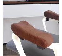 Paquete de 2 almohadillas para reposabrazos de silla de oficina, cojines ergonómicos de espuma viscoelástica, soporte suave para codo y muñeca para escritorio de juegos, sillas de oficina, silla de