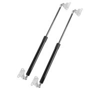 Paquete de 2 amortiguadores de gas universales ajustables de 500 mm, 200 N/45 libras, resortes de soporte de elevación con kit de montaje para tapa pesada