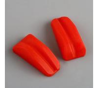 Paquete de 2 amortiguadores de goma para estabilización de arco recurvo, reducir el ruido y la vibración (rojo)