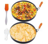 Paquete de 2 anillos grandes de tortilla de 8 pulgadas para freír huevos, 8 pulgadas de anillo grande de tortilla para plancha, anillos redondos antiadherentes de acero inoxidable para huevos con