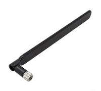 Paquete de 2 antenas 4G LTE con conector SMA, ganancia de 5 dBi compatible con B880 E5186 B315 B310 B525 B535 B593, rango de frecuencia 698 2700 MHz, polarización vertical (negro)