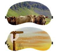 Paquete de 2 antifaz para dormir, antifaz para dormir con bloqueo de luz para mujeres y hombres, para el día de la Semana Santa, noche con los ojos, máscara transpirable