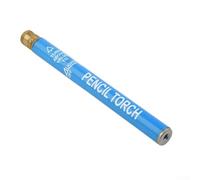 Paquete de 2 antorchas inalámbricas de gas butano para soldar, control de llama ajustable, linterna recargable azul de 195 mm para reparación de joyas, PVC