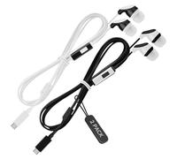 Paquete de 2 auriculares con cable USB C con micrófono, auriculares intraurales compatibles con iPhone 15 Series, iPad Pro, Galaxy S23/S22, Pixel 8/7/6, auriculares tipo C para dispositivos USB-C