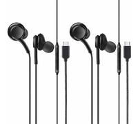 Paquete de 2 auriculares con cable USB-C para HONOR 400/200 con auriculares intrauditivos