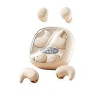 Paquete de 2 auriculares para dormir, auriculares Bluetooth con cancelación de ruido para personas que duermen de lado con funda de carga, pequeños auriculares inalámbricos invisibles para canales