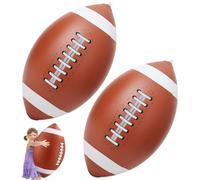 Paquete de 2 balones de fútbol inflables de 68, 5 cm (27 pulgadas), balón gigante para inflar, ideal para fiestas en la playa o la piscina. Juguetes acuáticos de PVC, pelotas deportivas para acti