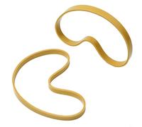 Paquete de 2 bandas de goma para sierra de cinta de 8 pulgadas para ruedas de sierra de cinta de carpintería de 8 pulgadas, 1/2 pulgada de ancho, compatible con rueda de desplazamiento de 205 mm de