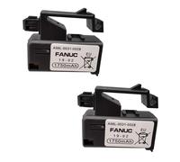 (Paquete de 2) Batería de repuesto para Fanuc A98L-0031-0028, A02B-0323-K102, celda única de 3 V en cartucho