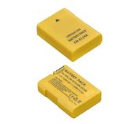 Paquete de 2 baterías compatibles con Nikon EN-EL14 con Cargador LCD Doble for P7800, P7100, D3400, D5500, D5300, D5200, D3200, MH-24(2Pcs)