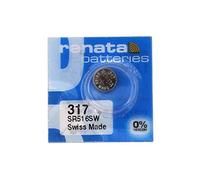 Paquete de 2 baterías de reloj RENATA modelo 317 de óxido de plata de 1,55 V SR516SW