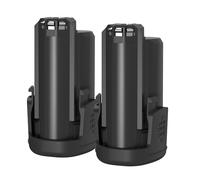 Paquete de 2 baterías de repuesto de iones de litio de 4000 mAh para batería Bosch 10,8 V - Compatible con Bosch AHS 35/45 Li, ART23/PMF/PSM/PSR, 2607336863, herramientas eléctricas inalámbricas