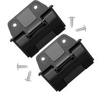 Paquete de 2 bisagras de refrigeración con tornillos de montaje, kit de bisagras de repuesto para hieleras iglú, hardware para camping, pesca, uso al aire libre, 2-3/4 x 3-5/8 pulgadas