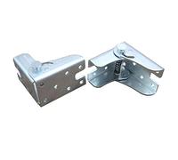 Paquete de 2 bisagras para mesas plegables - Accesorios para patas con bisagras autoblocantes - Extensiones para mesas plegables