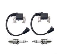 Paquete de 2 bobinas de encendido 30500-Z6L-043 para Honda GX630 y GX690, reemplazo directo con tapón de chispa, eficiencia mejorada del motor negro (B)