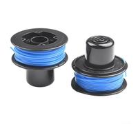 Paquete de 2 bobinas de línea de recortadora de 8 m, 1,5 mm de diámetro, 55 mm de diámetro exterior de 24 mm de diámetro interior para modelos Sovereign N0E 2ET 230 18 V 297/5384 407632