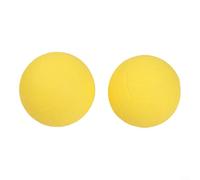 Paquete de 2 bolas de repuesto para juego de Spikeball, juego de voleibol amarillo de PVC suave, tamaños de 9 cm y 12,5 cm para playa, césped, entrenamiento deportivo al aire libre