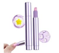 Paquete de 2 bolígrafos de aceite para cutículas, bolígrafo de aceite para crecimiento de uñas para cutículas secas y padrastros, herramienta acondicionadora 3 en 1 para el cuidado de las uñas para n