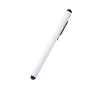 Paquete de 2 bolígrafos de punta de varios colores para pantallas táctiles con clip de metal, bolígrafos de punta colorida para teléfono