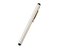 Paquete de 2 bolígrafos de punta de varios colores para pantallas táctiles con clip de metal, bolígrafos coloridos para teléfono