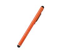 Paquete de 2 bolígrafos de punta de varios colores para pantallas táctiles con clip de metal, bolígrafos coloridos para teléfono