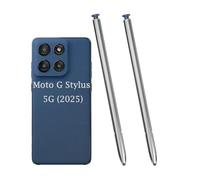 Paquete de 2 bolígrafos G Stylus 2025 de repuesto para Moto G Stylus 2025 Stylus Pen compatible con Motorola Moto G Stylus 5G 2025 todas las versiones S Pen (gris)
