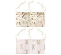 Paquete De 2 Bolsas De Almacenamiento Para Cuna, Lindas Bolsas De Almacenamiento De Dibujos Animados, Accesorios Para Habitación De Bebé, Bolsas De Almacenamiento De Productos Para Bebés