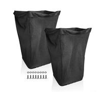 Paquete de 2 bolsas de césped compatibles con Bagger serie 100 AM122416 AM101602, saco de recogida de desechos de fibra de plástico para G100 G110 Tractor de jardín de césped, cortacésped, piezas de