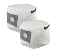 Paquete de 2 bolsas de polvo para aspiradora Numatic para modelos NVP180 NVP200 NVR200 PSP200A con tela no tejida reutilizable y cierre para una limpieza mejorada