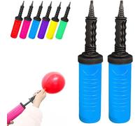 Paquete de 2 Bombas de Globos, inflador Manual, Bomba de Mano para Globos, Kit de Arco de Globos, Guirnalda de Globos, Globo de Confeti y Papel de Aluminio