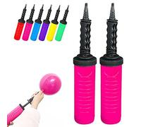 Paquete de 2 Bombas de Globos, inflador Manual, Bomba de Mano para Globos, Kit de Arco de Globos, Guirnalda de Globos, Globo de Confeti y Papel de Aluminio