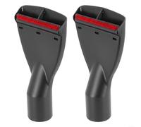 Paquete de 2 boquillas para aspiradora Kärcher WD1 WD2 WD3 WD4 WD5 WD6, cepillo de colchón de 35 mm de diámetro, herramienta de succión negra para espacios de difícil acceso