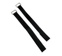 Paquete de 2 bridas reutilizables con hebilla de metal resistente (4 x 40 cm)
