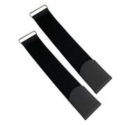 Paquete de 2 bridas reutilizables con hebilla de metal resistente (6 x 40 cm)