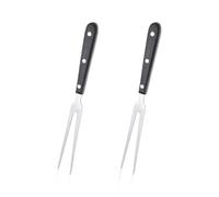 Paquete De 2 Brochetas Para Barbacoa Con Mango De Madera, Brochetas Para Barbacoa De Acero Inoxidable, Tenedores Para Comida, Herramientas Para Barbacoa, Accesorios Para Hornear
